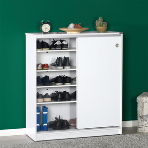 <span class=keywords><strong>Meuble</strong></span> à chaussures moderne en bois avec porte coulissante, grande capacité, pour salon, avec de nouveaux designs - Product Image 4