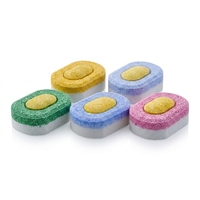 Tablettes lave-vaisselle 3-en-1 avec Powerball Core, enzymes concentrées, pour élimination de la graisse tenace, sans phosphate