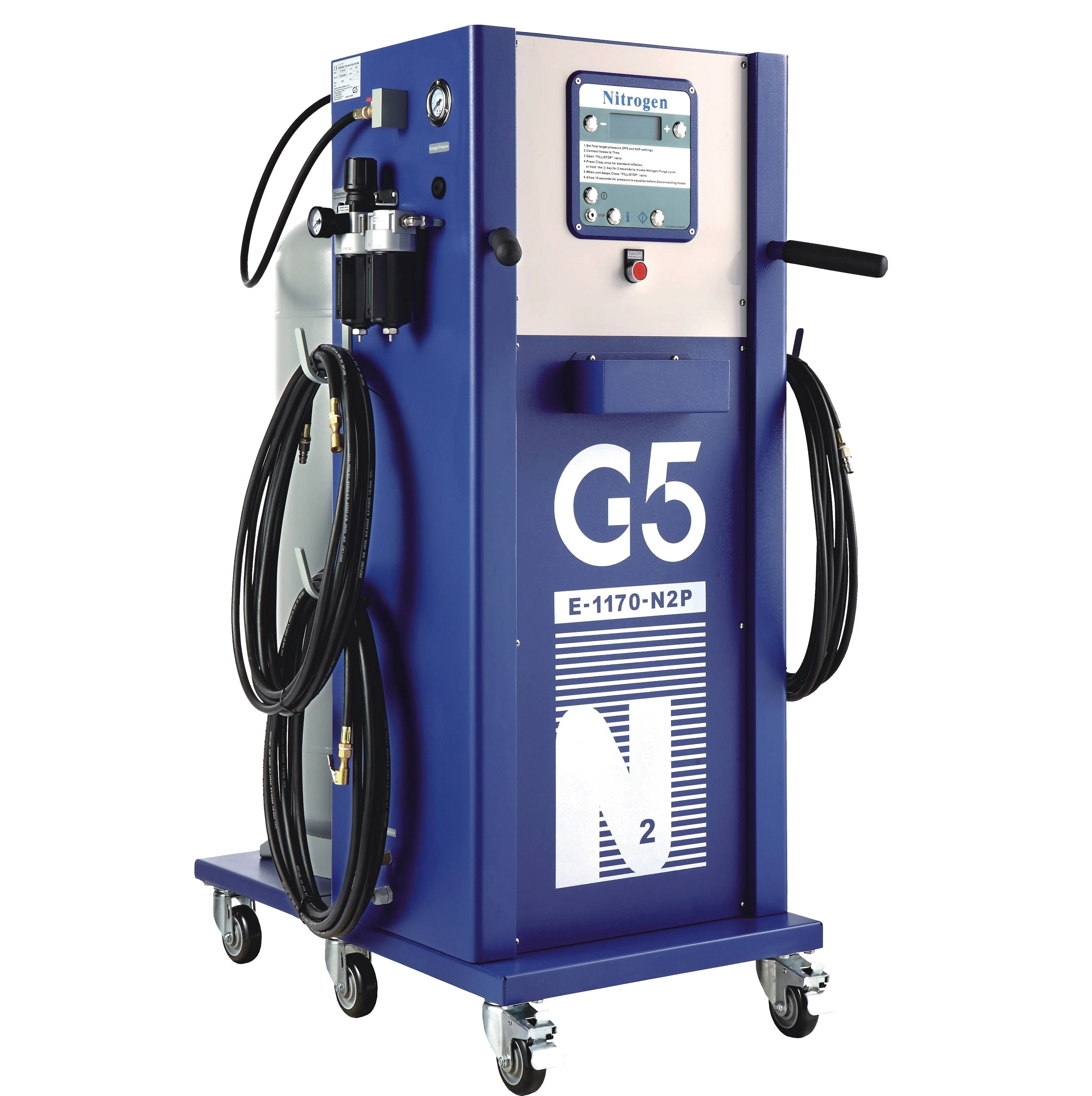 CE G5 new products High Pressure Nitrogen Generator and Conversion System for 6 Tires Inflation Nitrogen tire inflator