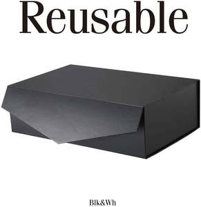 Caja Grande de Papel Kraft Reciclado Negro, Embalaje Cuadrado de Cartón Corrugado con Laminación Mate y Recubrimiento UV para Cajas de Embalaje - Product Image 4