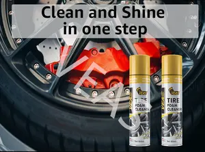 Hot Sale Car Care Product Tire Shine Aerosol Spray Concentrate Solution Rust Remover Silicone Tire Shine