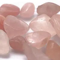 Atacado natural cristal rosa quartzo duro cura pedra cru rosa cristal