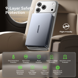 Joyroom แบตสำรองไร้สายระบบแม่เหล็กโลหะ10000มิลลิแอมป์ต่อชั่<span class=keywords><strong>ว</strong></span>โมงผ่านการรับรอง CCC - Product Image 4