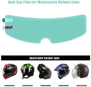 PET Anti Pioggia Moto Casco <span class=keywords><strong>Pellicola</strong></span> di Schermo Anti-Nebbia Impermeabile Casco di Protezione Dello Schermo - Product Image 3
