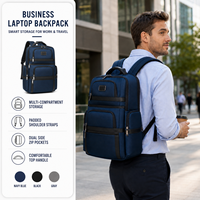 Mochilas Organizadoras de Viaje Personalizadas OEM ODM de 17.3 Pulgadas, Impermeables, Antirrobo, con Múltiples Compartimentos y Bolsillos