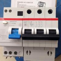 Disjoncteur différentiel GSH203, disjoncteur miniature, interrupteur pneumatique industriel en plastique, courbe BCD C