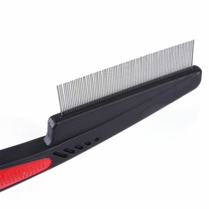 Peine Manual de Madera y Acero Inoxidable de Dientes Finos <span class=keywords><strong>para</strong></span> Mascotas, con Mango Antideslizante <span class=keywords><strong>para</strong></span> Perros y Gatos, Elimina <span class=keywords><strong>Pulgas</strong></span>, Garrapatas y Enredos Fácilmente - Product Image 5
