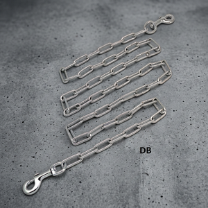 Premium Classic Solid Iron Snap <b>Hook</b> Tie Out Chain 2 End Leash Set for Large Dogs-Stocked Outdoor Use Model DB DJ - Product Image 3