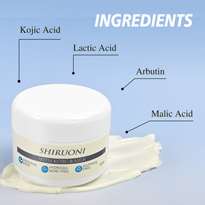 Crème anti-bronzage au lait à l'acide kojique personnalisée crème blanchissante pour le visage à action <span class=keywords><strong>rapide</strong></span> vegan biologique niacinamide vitamine organique - Product Image 4