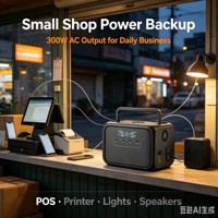 Arrêtez de attendre : Hub d'alimentation 288Wh 300W à charge complète en 1 heure. Poids plume de 3 kg. PD 100W pour MacBook. 15W Sans fil. Équipement indispensable.