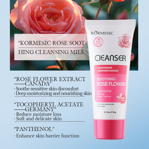 KORMESIC - Limpiador Facial de Espuma Abundante con Limón, Rosa y Té Verde para Blanquear, Calmar y Combatir el Acné, 60g, Marca Privada, Venta al Por Mayor - Product Image 4