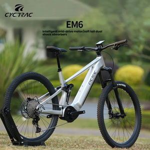 Bicicleta Eléctrica de Montaña con Cuadro de Aluminio, 12 Velocidades, 48V, Suspensión Completa, Motor Central de 500W, <span class=keywords><strong>Horquilla</strong></span> Neumática <span class=keywords><strong>Rock</strong></span> <span class=keywords><strong>Shox</strong></span>, Frenos de Disco Hidráulicos - Product Image 6