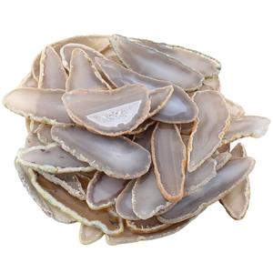 Lempengan batu akik alami untuk pernikahan, Top pendulum batu akik cahaya bor liontin batu untuk membuat perhiasan/penyembuhan/meditasi - Product Image 5