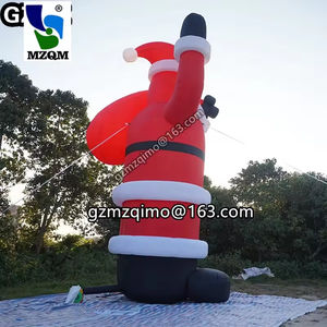 Zaino nero natale decorazione gonfiabile Babbo Natale vecchio - Product Image 6