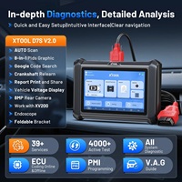Herramienta de Diagnóstico Automotriz OBD2 XTOOL D7S V2.0 para Todos los Sistemas, Programador de Llaves con Codificación ECU, Escáner de VIN Automático con Más de 39 Funciones de Reinicio