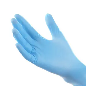China Nitril Handschoenen Vinyl Kopen Doos Voedselveiligheid Poeder Gratis Blauw Nitrit Handschoenen