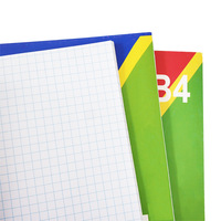 Papier non couché personnalisé B5 CMJN coloré Selle couture bon marché Afrique Cahier d'exercice pour étudiants