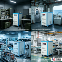 Alimentation à fréquence variable monophasée 220V, entrée 50Hz/60Hz jusqu'à 400Hz, 20KVA, sortie triphasée, conversion de fréquence