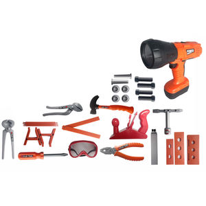 Jeu complet d'<span class=keywords><strong>outils</strong></span> de réparation de simulation de <span class=keywords><strong>bébé</strong></span> en plastique Jeu de forets électriques pour la famille <span class=keywords><strong>Boîte</strong></span> <span class=keywords><strong>à</strong></span> <span class=keywords><strong>outils</strong></span> pour enfants - Product Image 1