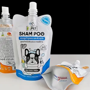 CM Biodegradable Reusable Stand Up Plastic Custom Liquid Juice Pouch Drink Packaging Bags Spout Pouch Juice Doypack With Spout