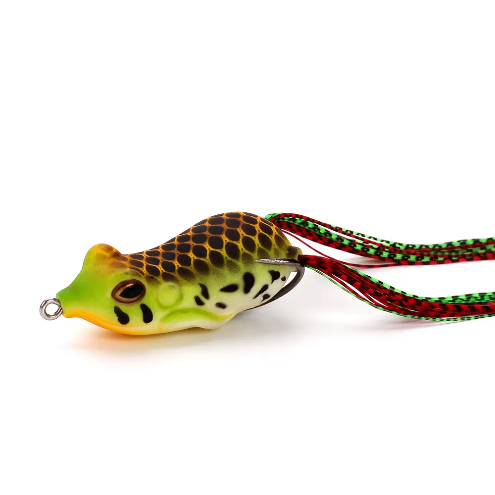 China Hot Sale High Quality Fishing Soft Lure Frog Hollow Body Top-水Black Bass Plastic Bait In Stock Wobbler Jump Frog