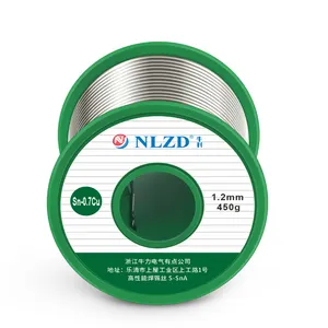 Sn45 450g diameter 0.8mm lead-free rosin solid core soldering tin wire for soldering welding with green spool