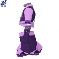 Ropa de Animadoras Metálica de Alta Elasticidad para Espectáculos de Danza, Personalizada Directamente de Fábrica