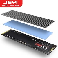 Radiateur en aluminium JEYI M.2 2280 NVMe avec dissipateur thermique en silicone pour SSD, refroidisseur de disque SSD, dissipateur thermique NVMe