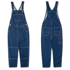 Marchio di marea vestiti <span class=keywords><strong>giardiniere</strong></span> per uomini e donne primavera e autunno larghi Casual Cowboy vestiti da <span class=keywords><strong>giardiniere</strong></span> bretelle - Product Image 4