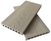 Dalles de terrasse en bois composite antidérapant moderne européen, co-extrusion WPC, plancher de terrasse