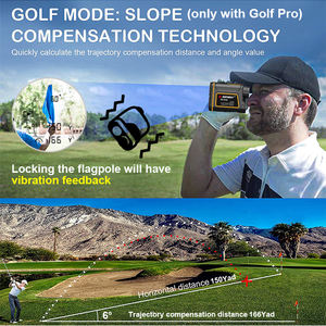 SNDWAY OEM 600m telemetri Laser USB ricaricabile pennone di bloccaggio Golf Range Finder misuratore di distanza telemetro per la caccia - Product Image 4