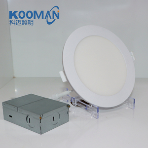 <span class=keywords><strong>KOOMAN</strong></span> Ultra-Mince 2700K-6000K Couleur Cercle Sélectionnable 4 6 Pouces Plafond Led Panneau Lumineux Américain - Product Image 1
