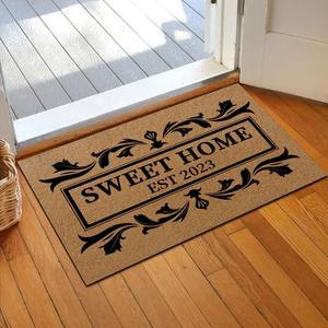 Tapis de sol d'entrée de maison imprimé UV Tapis de <span class=keywords><strong>porte</strong></span> inspiré de l'<span class=keywords><strong>album</strong></span> <span class=keywords><strong>photo</strong></span> Design - Product Image 2