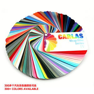 CARLAS - Carta de Colores de Película TPU Camaleón de Alta Calidad de 7.5mil, Muestras de Vinilo para Automóviles, Envío Gratuito de Muestras - Product Image 1