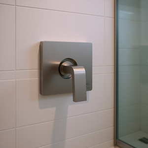 Sistema de ducha de 10 piezas para otoño, montado en pared, de níquel cepillado, con salida de cascada para bañera, diseño minimalista, accesorio para cuarto de ducha - Product Image 2