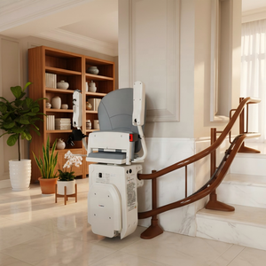 อุปกรณ์ยกขึ้นบันไดไฟฟ้าภายใน<span class=keywords><strong>บ้าน</strong></span> 6 เมตร เครื่องยกขึ้นบันไดไฟฟ้าแบบพกพาสำหรับผู้สูงอายุ - Product Image 1