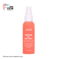Fabricant de déodorant corporel en Chine Acide kojique Minimiser les pores 24 heures Aisselles Deo Mist Spray pour hommes et femmes