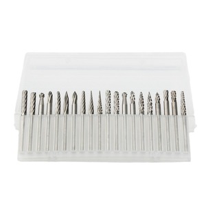 Carbide Tipped <b>Router</b> <b>Bits</b> 1/8 In Shank Straight Cut Metalworking 20 Pcs Mixed <b>Set</b> - Product Image 1