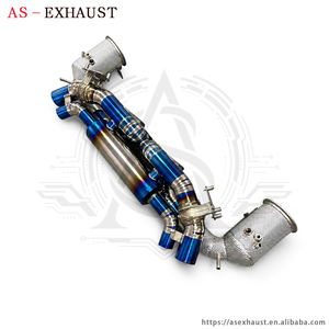 Échappement arrière léger en titane avec downpipes Decat pour Porsche 911 992 992.1 992.2 Carrera Targa 3.0 Twin Turbo - Product Image 6