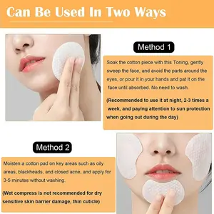 Solution Tonifiante et Resurfaçante à l'Acide Glycolique 7% pour Imperfections et Acné, Exfoliation Faciale, <span class=keywords><strong>Astringente</strong></span> Pores, Toner à l'Acide Glycolique 7% - Product Image 3
