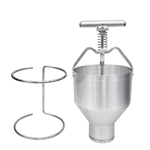 Distributeur manuel de pâte à beignets en acier inoxydable pour usage commercial, machine à déposer la pâte à beignets pour boulangerie - Product Image 1