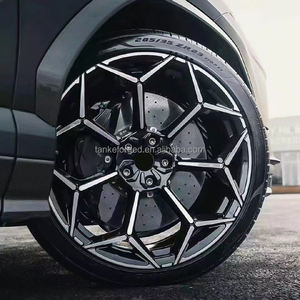 Jantes en alliage d'aluminium 5x130 or champagne 23 pouces forgées pour Lamborghini Urus <span class=keywords><strong>Performante</strong></span> pour Audi Q8 pour Pegout 408 Gt - Product Image 5