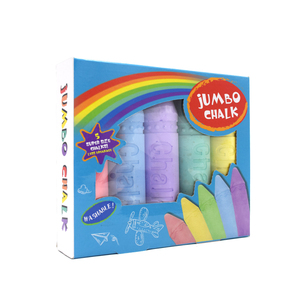 Chất lượng cao giá tốt nhất 5pcs colourful vỉa hè Jumbo chống dustless Màu đánh dấu phấn - Product Image 5