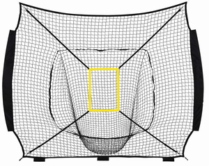 Red de Práctica Deportiva Resistente de 7'x7' para Béisbol y Sóftbol con Zona de <span class=keywords><strong>Strike</strong></span> Equipo de Entrenamiento para Bateo y Pitcheo - Product Image 3