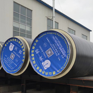 Đường kính lớn Polyurethane phun polyethylene vết thương Ống cách nhiệt cho khu vực sưởi ấm và làm mát - Product Image 3