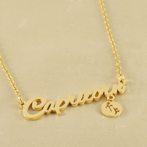 Nuova Moda Femminile: Classico Stile Europeo e Americano con i Dodici Segni Zodiacali, Placcato in Oro 18K, Acciaio Inossidabile, Regalo Personalizzato - Product Image 5