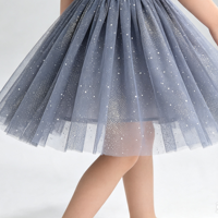 Jupes tutu d'été pour filles, jupes mini en tulle moelleux pour enfants de 2 à 10 ans, jupes à paillettes pour petites filles