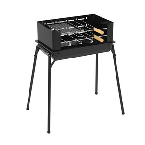 Portable Outdoor Barbecue Grill With Stand Multifunctional Detachable For Camping Picnics Home Use - Product Image 2