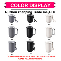 Mug de bureau en acier inoxydable 316 ZP en stock, gobelet de voyage portable avec poignée et corde, tasse à eau isotherme à boire directement, cadeau