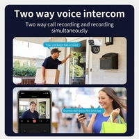 Nouvelle caméra de Surveillance double objectif double flux 360 degrés rotatif sans fil Wi-Fi extérieur étanche caméra TUYA